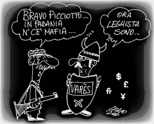 Mafia al nord - Vignetta di Dario Levi