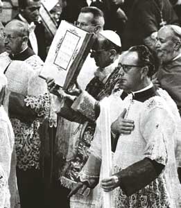 Paolo VI durante il Concilio