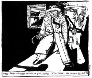 Detective story - Illustrazione di Ricardo Pires Machado